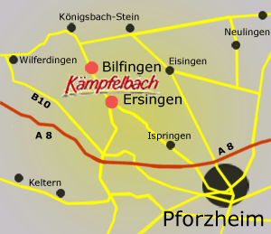 Anfahrt Kämpfelbach