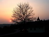 Sonnenuntergang bei der Wendelinskapelle