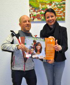 Stefan Schmid mit Viktoria Schmid