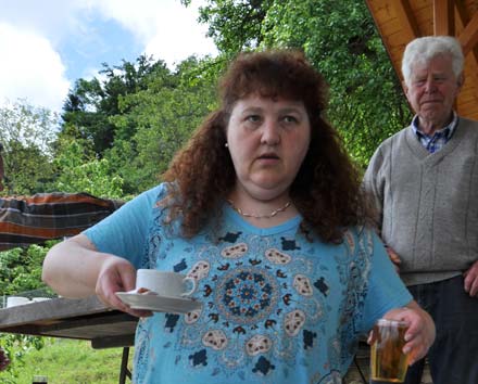 Corinna Staib, unsere fleißige Bedienung