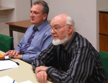 beide Vorsitzende, 1. Siegfried Böhm, 2.Herbert Holler