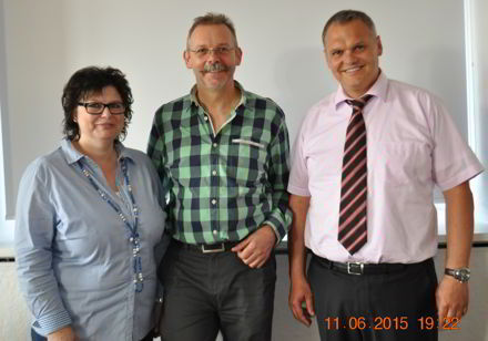 Triumvirat Silvia Groß, Rüdiger Kreis, Lothar Hein