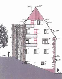 Bürgerhaus Ostansicht