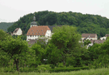 Ersingen Kirche vomKapellenweg aus gesehen